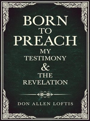 cover image of Born to Preach
